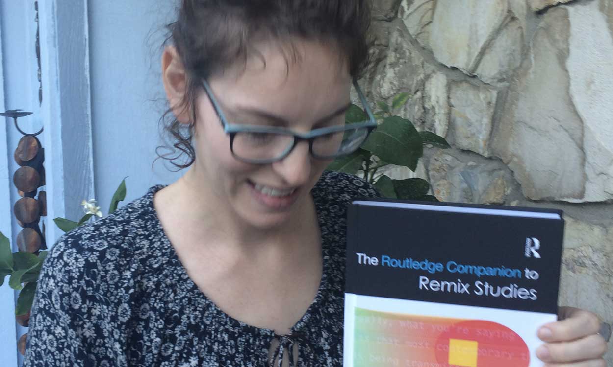 holding the Routledge Companion to Remix Studies