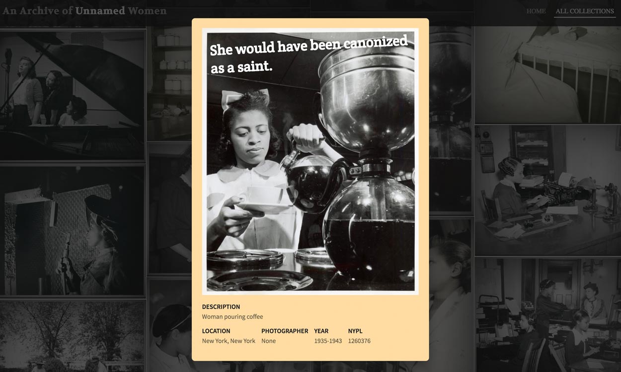 Archive of Unnamed Women