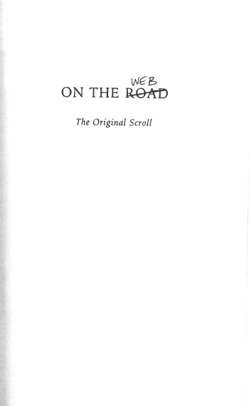 second page of On the Road
