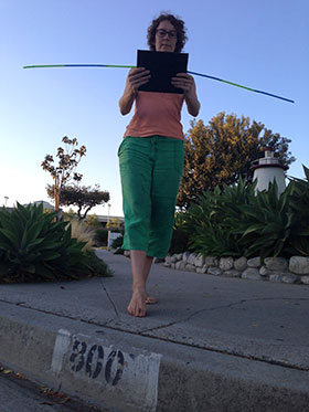 maker walking on a virtual wire