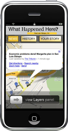 What Happened Here? in News mode